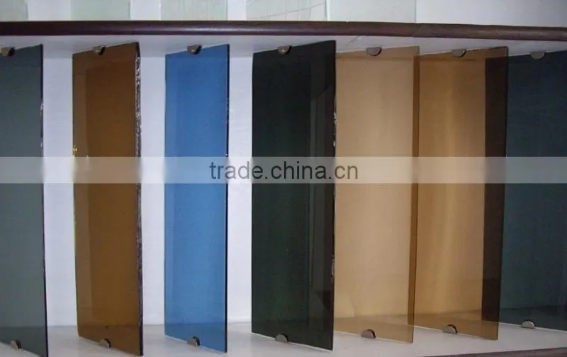 Good qualtiy 4mm-10mm Bronze Reflective Glass /Coated float glass