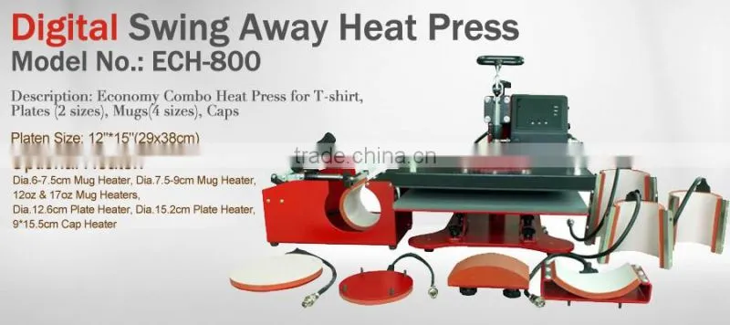 Hot Selling Swing Sublimation Tshirt Heat Press Machine For Sale