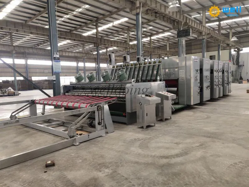 flexo printing slotting die cutting mahcine