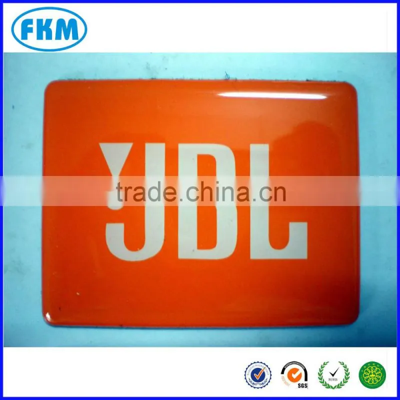 raised print label