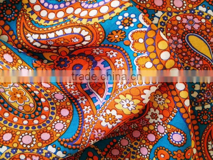 paisley shirt made of woven rayon fabric