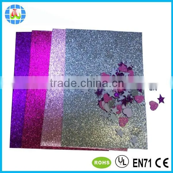 A4 glitter foam sheet with factory price