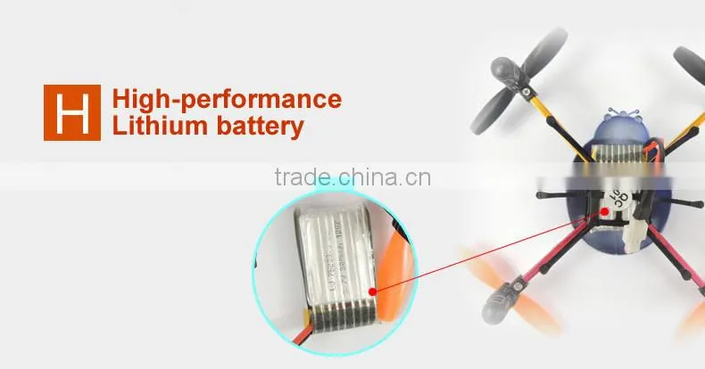 China Manufacture 4 Channels with gyroscope 3D rolling RC Ladybird, 2.4G transmitter
