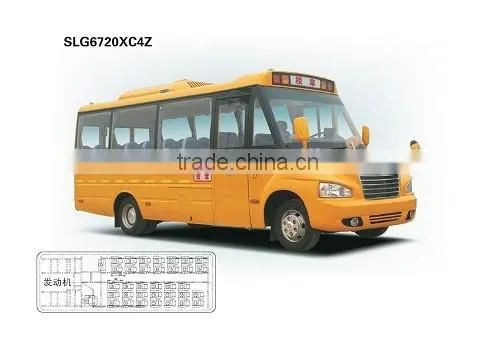 LHD/RHD Diesel China School Buses For Sale