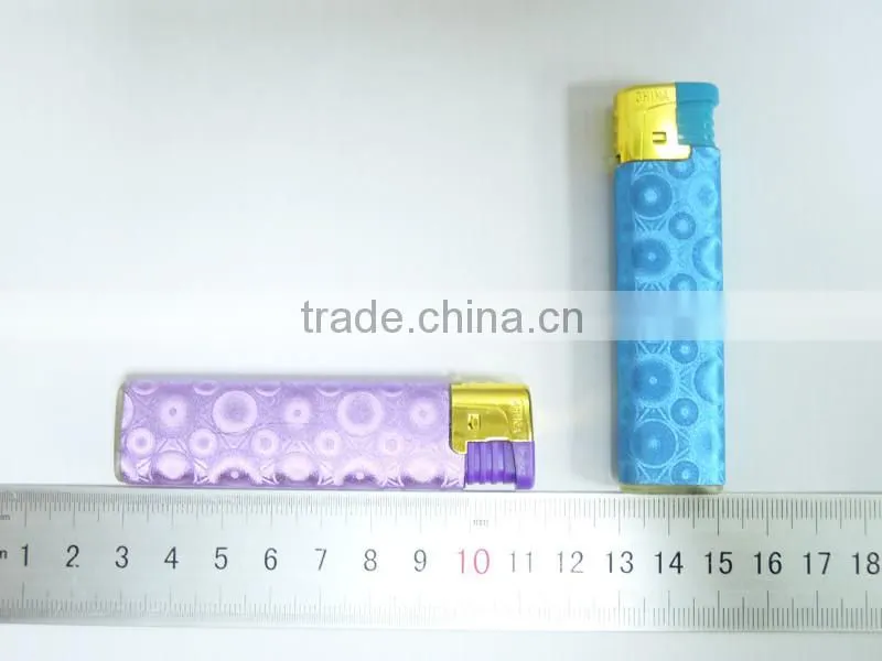 customized paper cover plastic material electronic windproof cigar lighter