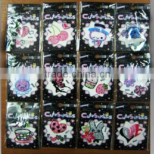 custom heart silicone phone skin sticker for avaya