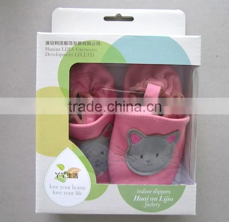 Fancy baby gift shoes box packing baby shoes