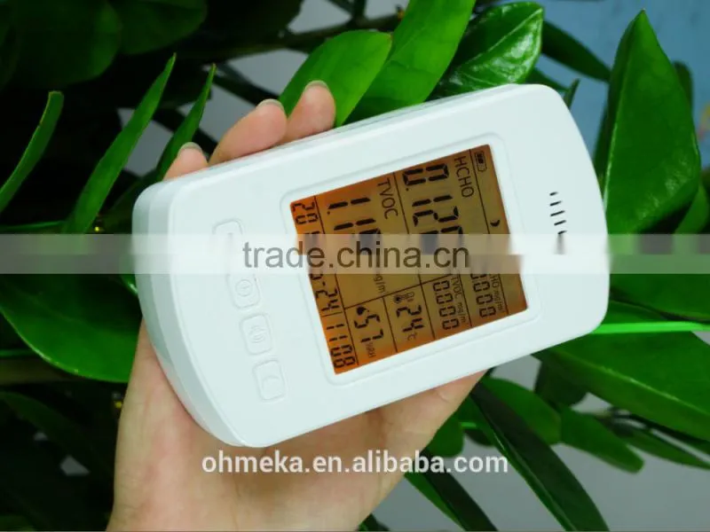 Newest PM2.5&PM10 air quality sensitive.VOC&Formaldehyde meter from Ohmeka