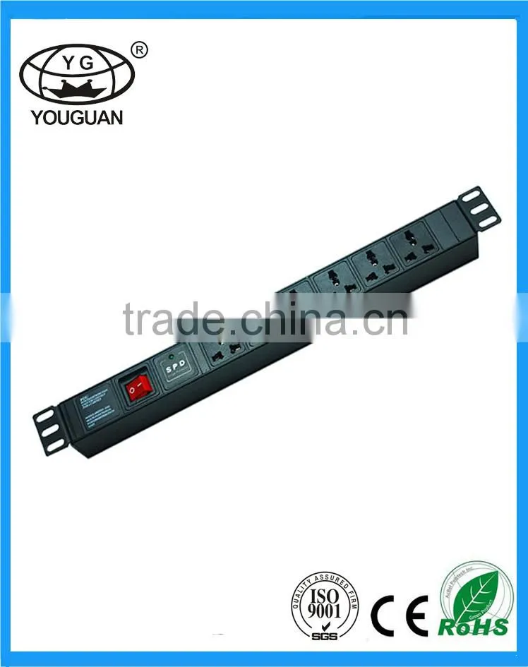 10A 19''Universal type intelligent PDU with surge protector