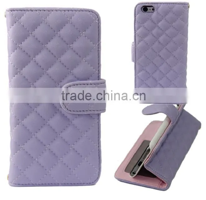 Leather smart folio case for iphone 6 Flip leather case