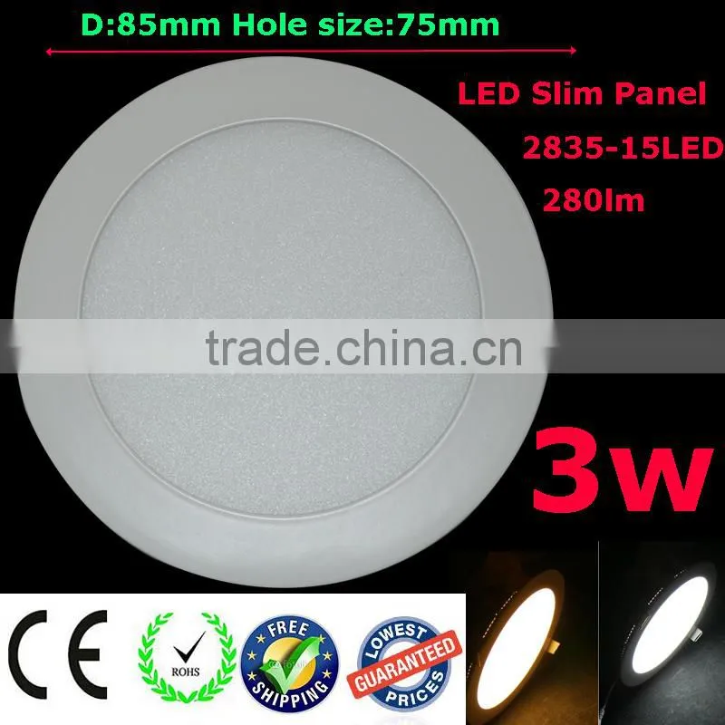 CE ROHS approved round 3w 4w 6w 9w 12w 15w 18w 20w thin led panel light price,led panel lighting
