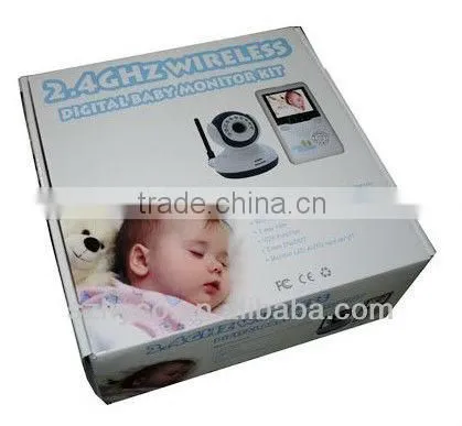 NEW Style Wireless Baby Monitor 2.4 inch TFT LCD Wireless monitor to Night Vision Two Way Talk