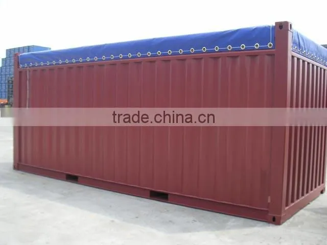 Brand new 20ft tarpaulins open top containers with BV certified