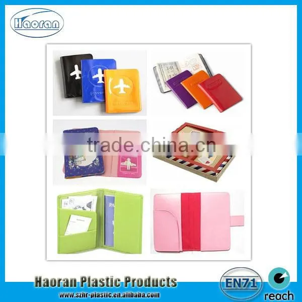 Factory Promotional Travel Passport Wallet with Key Ring for Men