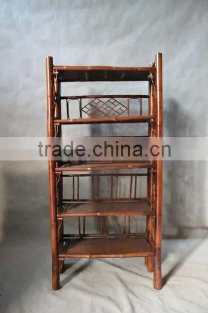 Recycle Wood Furniture bamboo bookshelf