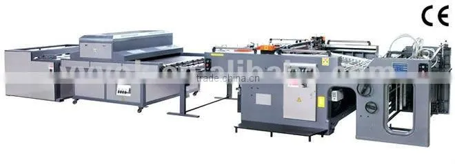 Automatic cylinder screen printing machine line