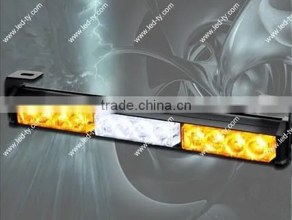 14" LED Traffic Advisor 7 Modes Emergency Hazard Strobe Light Bar
