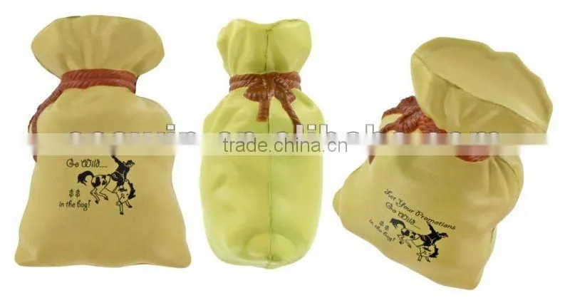 gift mini pu foam money wad stress toy ball