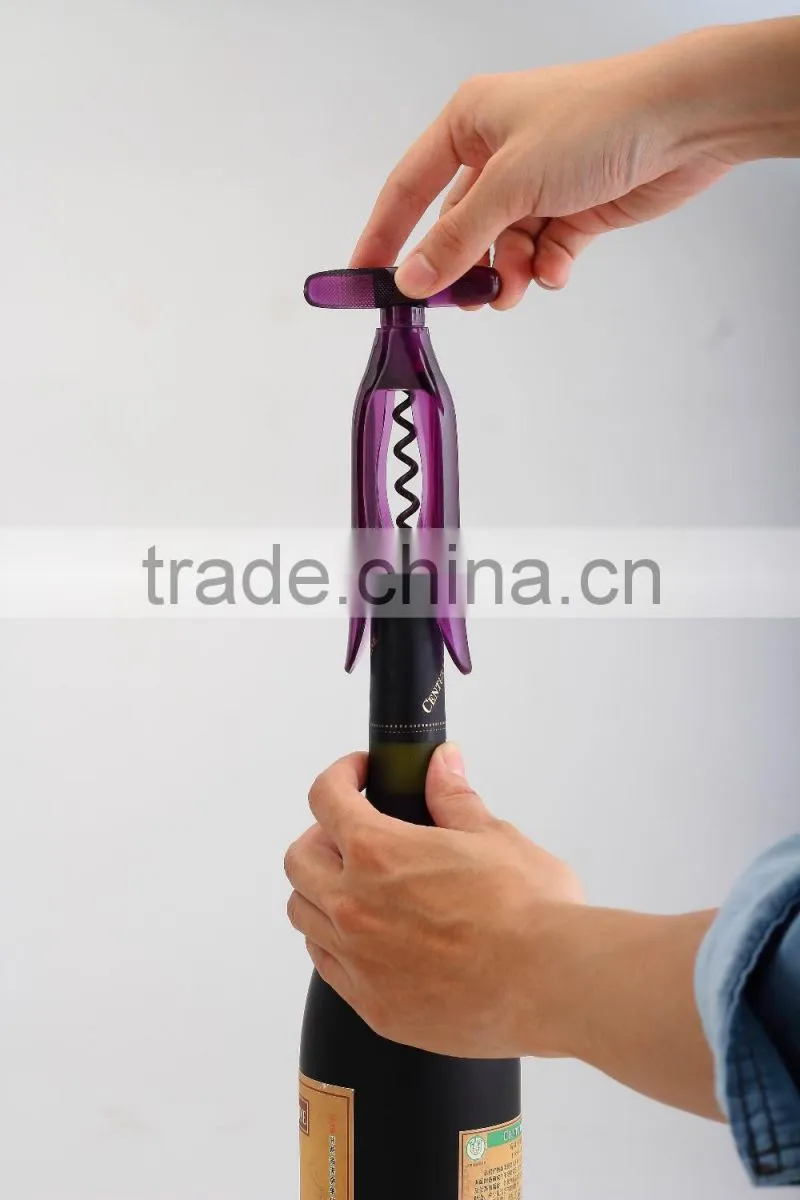 S/S+AS 15.5*7.5*2 Colorful kitchen utensil wine opener/cork screw