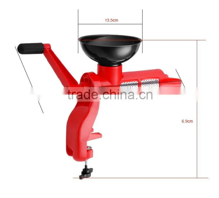 S/S+PP 34*14*28 Eco-friendly manual tomato juicer/small tomato paste machine