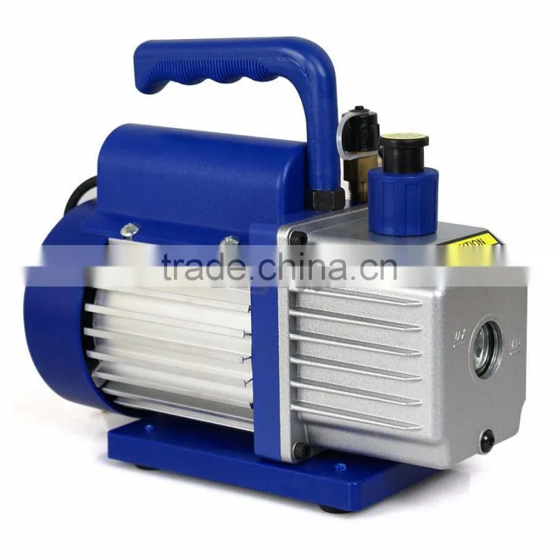 Single 1 Stage 1/4HP Rotary Vane Deep Vacuum Pump 3,5 CFM Air Refrigerant 5 Pa