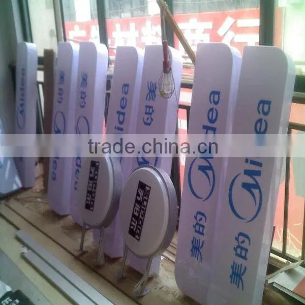 Custom plastic light up letters for sign box