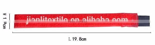 Double side back to back colorful adjustable hook & loop wire cable tie