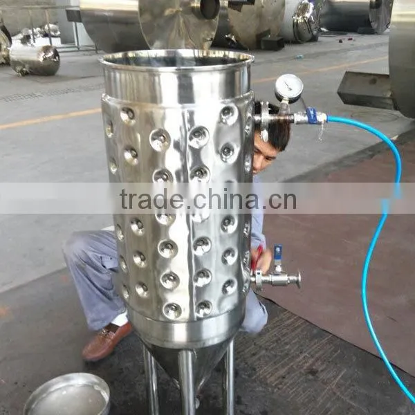 50L Conical Jacketed Fermenter with dimple jacket