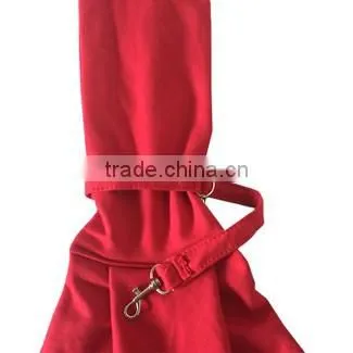Red single-shoulder pet crossbody extension bag