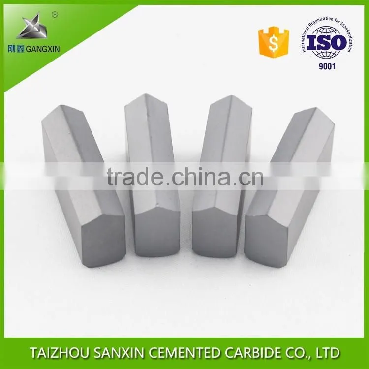 High qualty YR10D tungsten carbide mining bits/tips, K034 type for granite mining