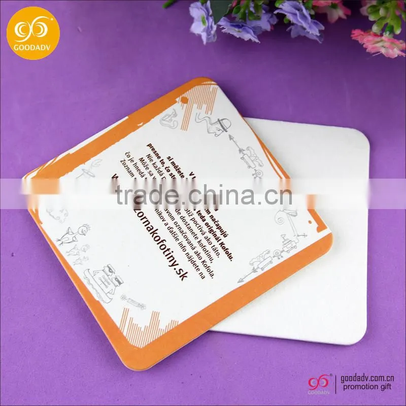 High quality hot sale disposable drink coasters supplier factory