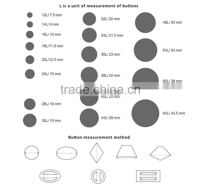 Fashion Luxury Alloy Custom Logo Metal Buttons