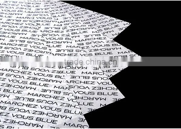 Logo print wrapping tissue paper for clothes