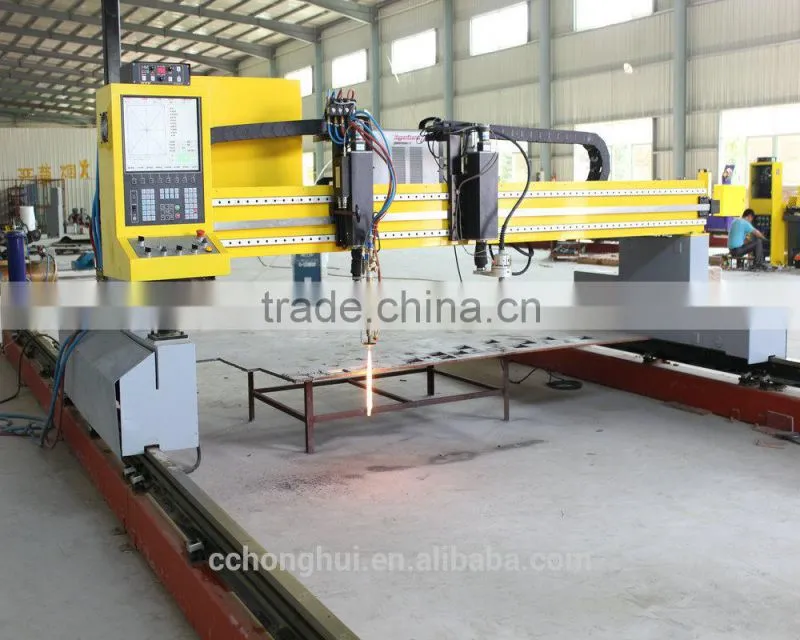 automatic gas cutting machine for thick plates
