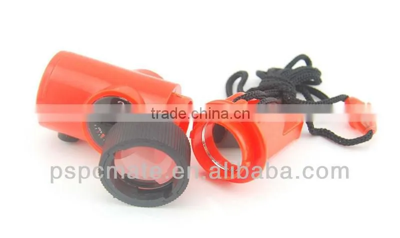Best Survival Whistle with Led Light & Mini Compass