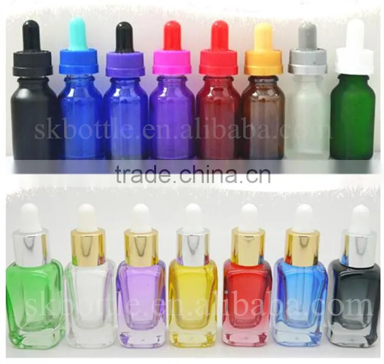 e liquid essential oil glass dropper bottle with tube