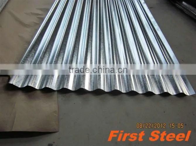 bottom price galvanized corrugated steel plates