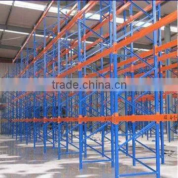 Three-dimensional Stacker Warehouse Metal Narrow Aisle Racking, 1800-12000mm Height