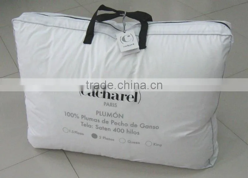 Double Layer Fabric 90%White Duck Down Duvet/Comforter