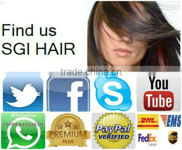 Machine weft virgin indian remy hair