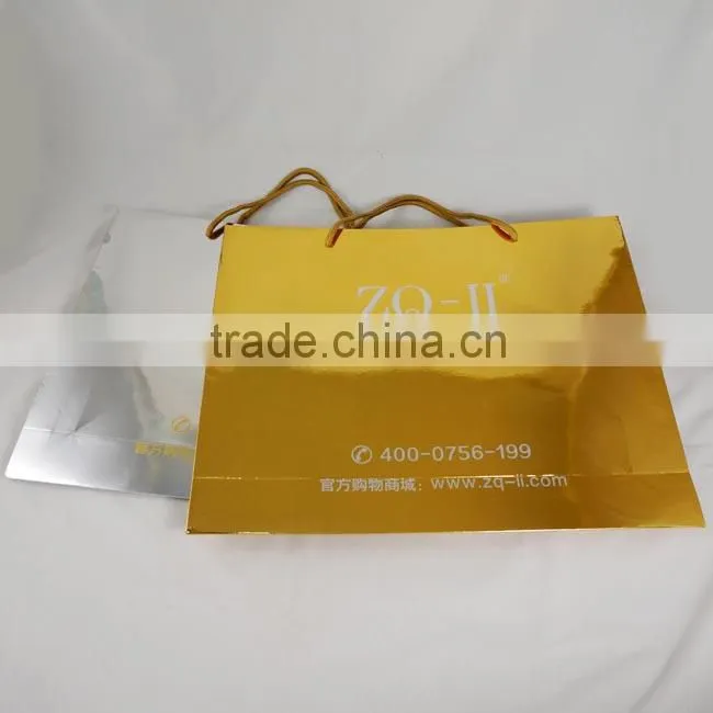 Custom luxury paper shopping bag of Cosmetic