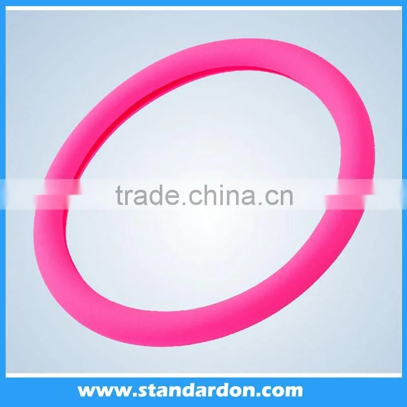 Many color Silicon Car Steering Wheel Cover Universal silicon steering wheel hubs