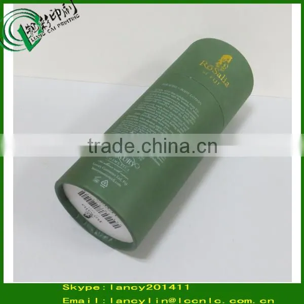 creative design paper tube for body lotion paper container comestic paper tube