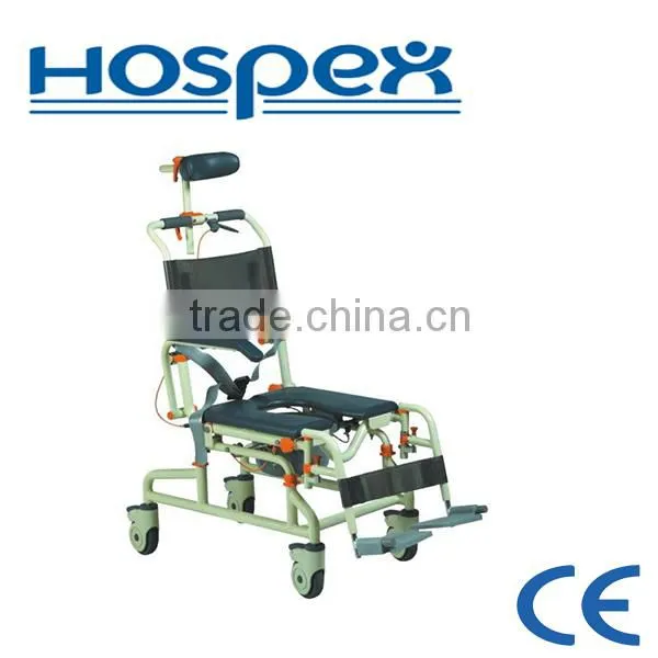 Height adjustment fuction commode chair