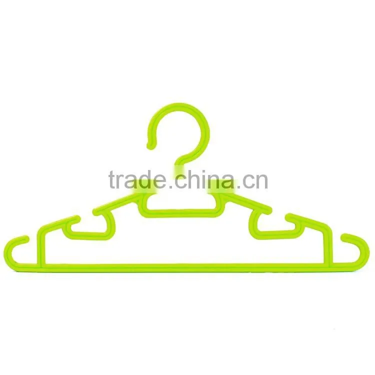 green dress hanger,plastic clothes hanger