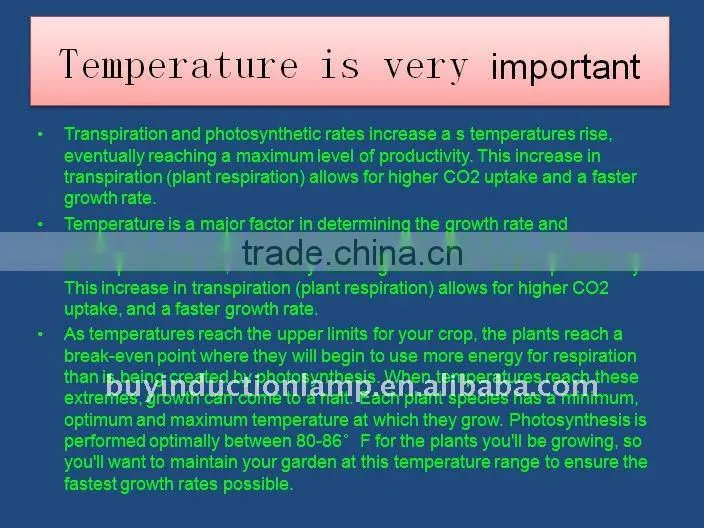 2700K E40/E27 40W Induction lamp grow light low deline than LED grow light