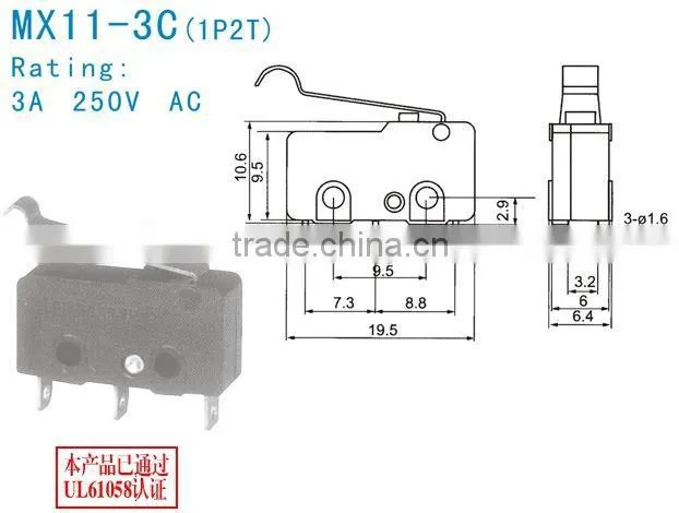mini electric micro switch