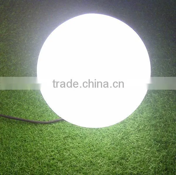 large PE plastic sphere LED ball