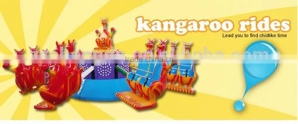 Changda colour customized outdoor fun game rides kangaroo jumping boots for sale