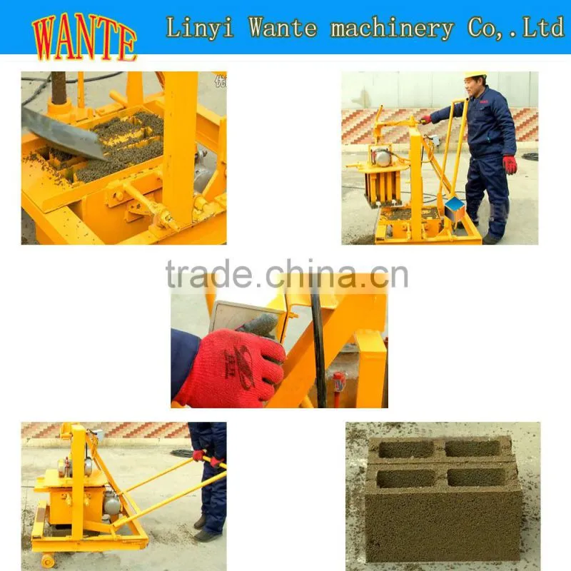 QT40-3C cement machine China/concrete blocks making machine